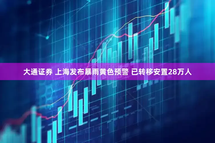 大通证券 上海发布暴雨黄色预警 已转移安置28万人